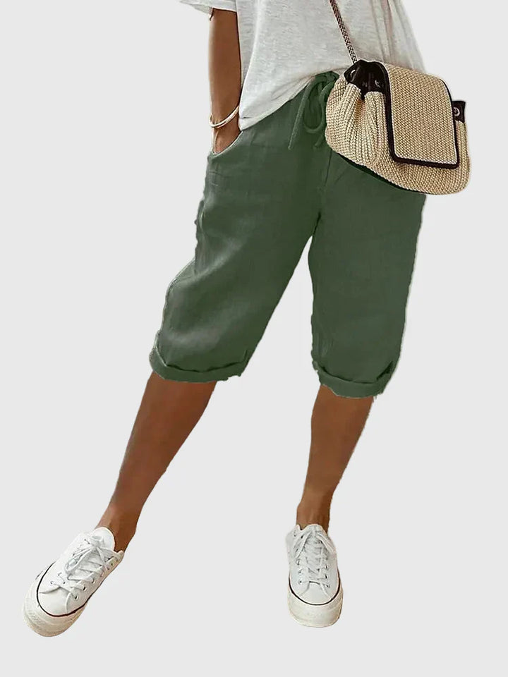 Short da donna comodo e traspirante con vita elastica