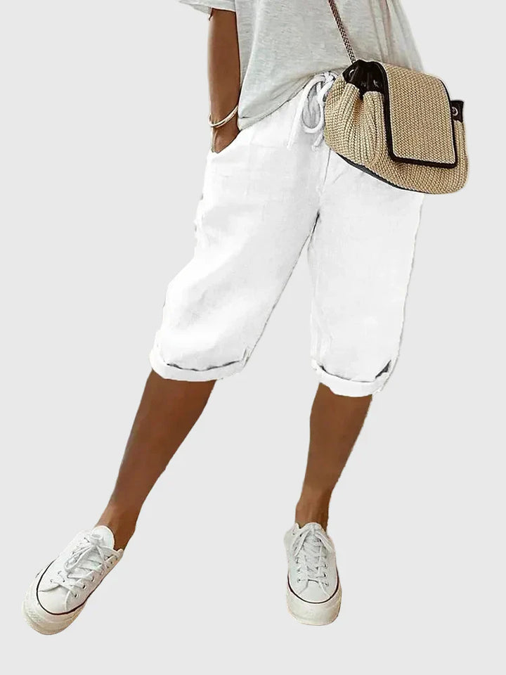 Short da donna comodo e traspirante con vita elastica