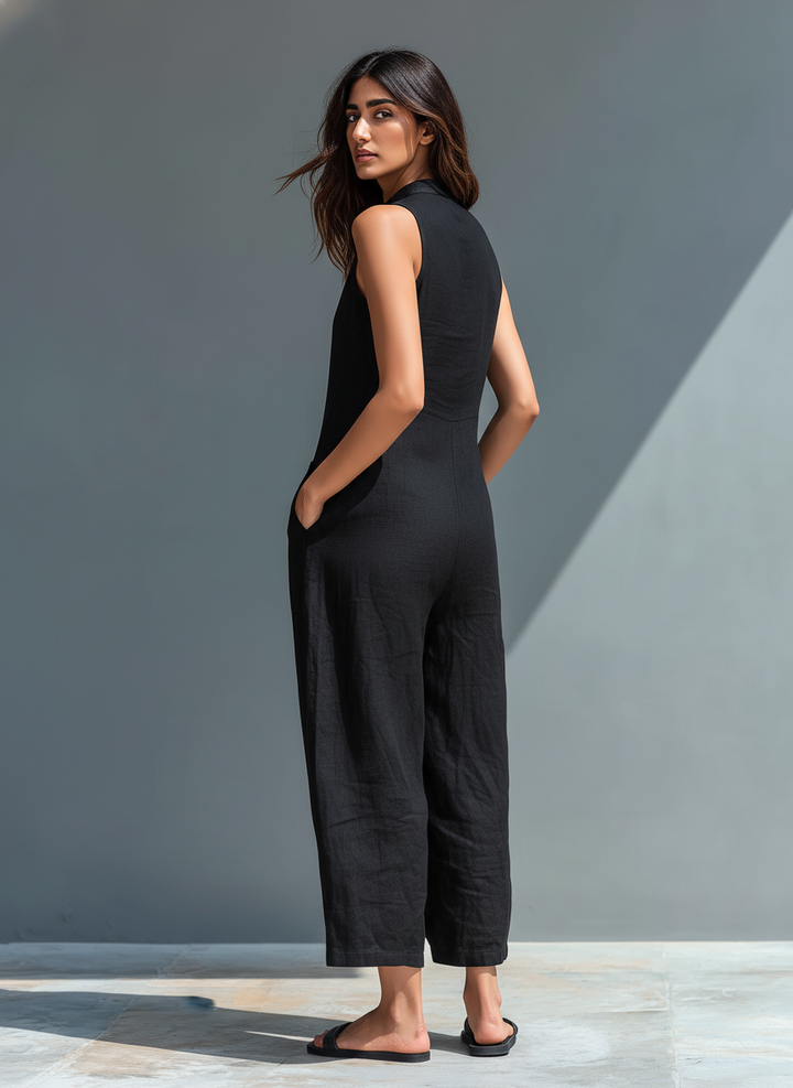 Salopette donna in lino elegante e comoda