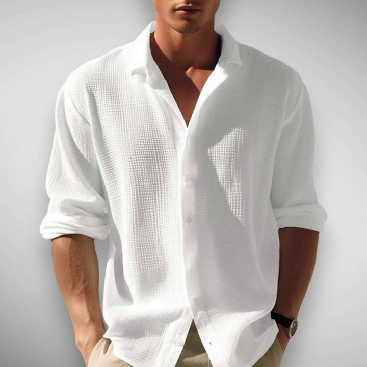 Camicia estiva leggera e traspirante per uomo