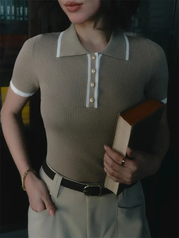 Polo donna elegante e aderente