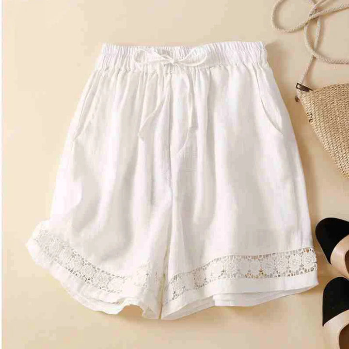 Short in lino leggero e comodo da donna
