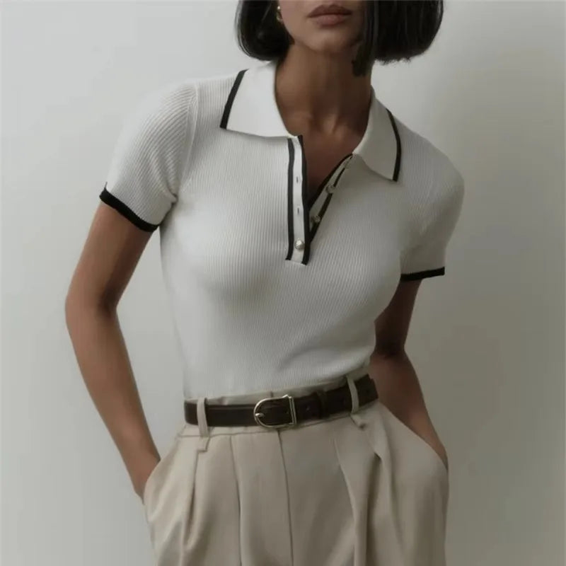 Polo donna elegante e aderente