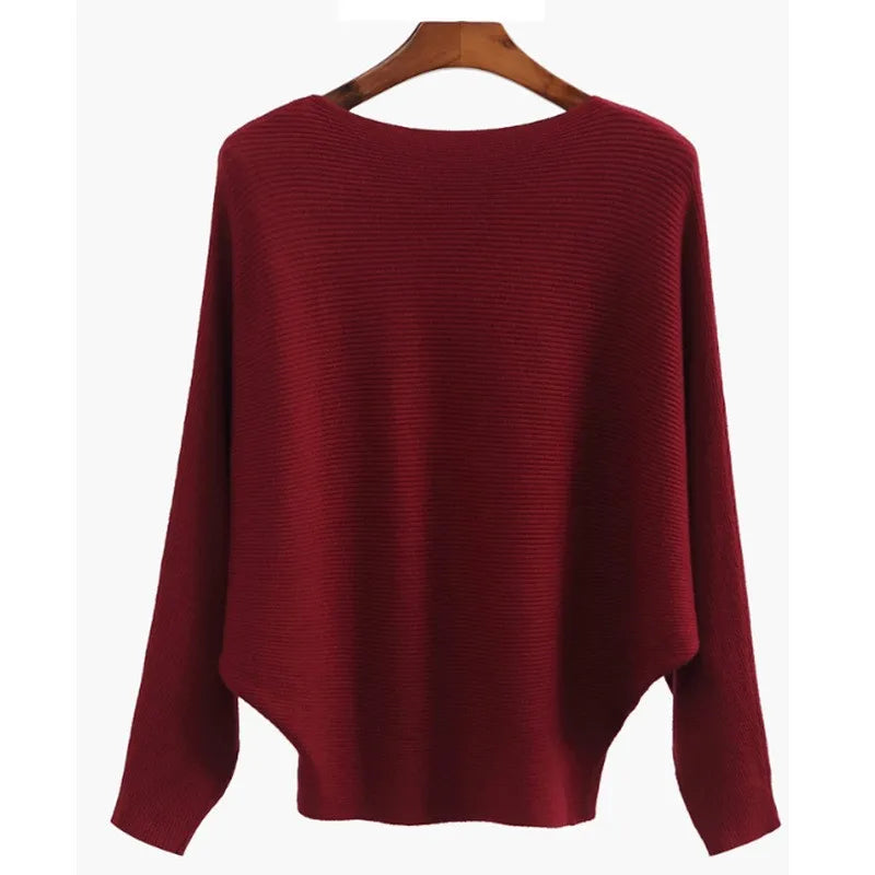 Maglia tunica oversize in maglia morbida ed elegante per donna