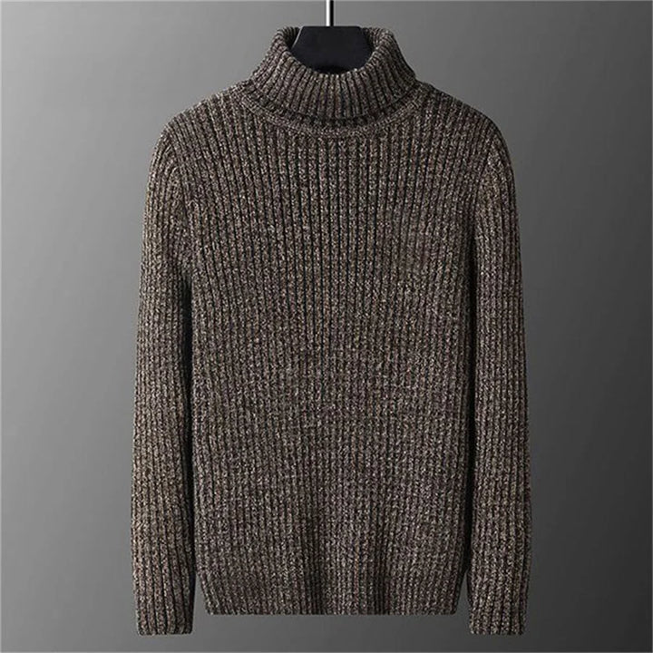 Maglione uomo dolcevita strutturato caldo e aderente