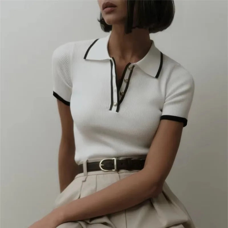 Polo donna elegante e aderente