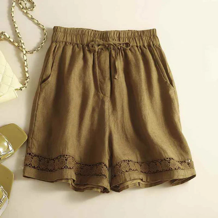 Short in lino leggero e comodo da donna