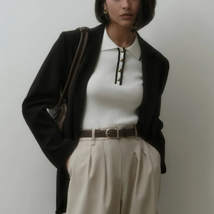 Polo donna elegante e aderente