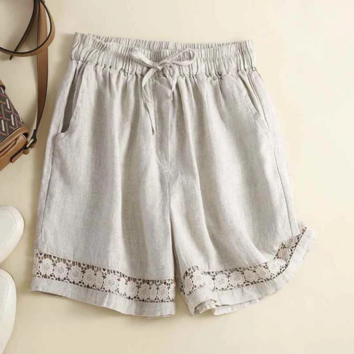 Short in lino leggero e comodo da donna