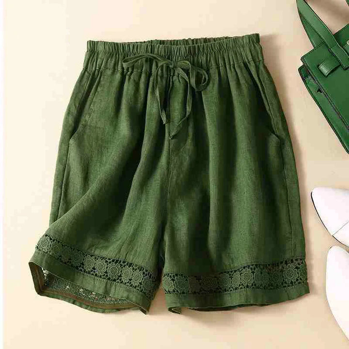 Short in lino leggero e comodo da donna