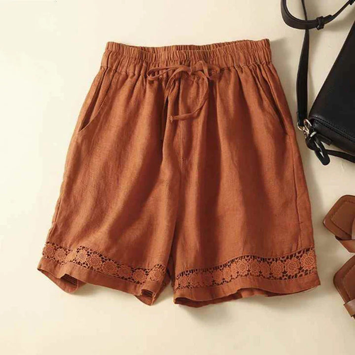 Short in lino leggero e comodo da donna