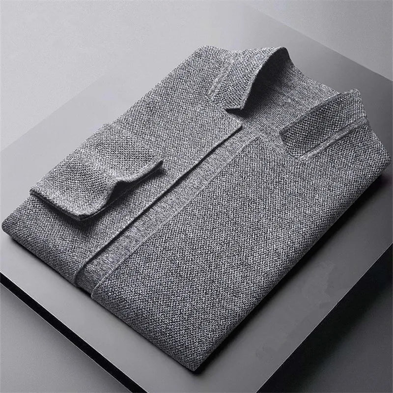 Giacca uomo casual moderna in maglia leggera e confortevole