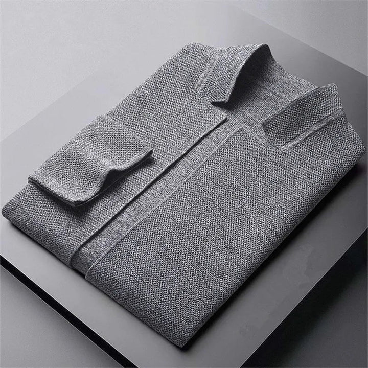Giacca uomo casual moderna in maglia leggera e confortevole