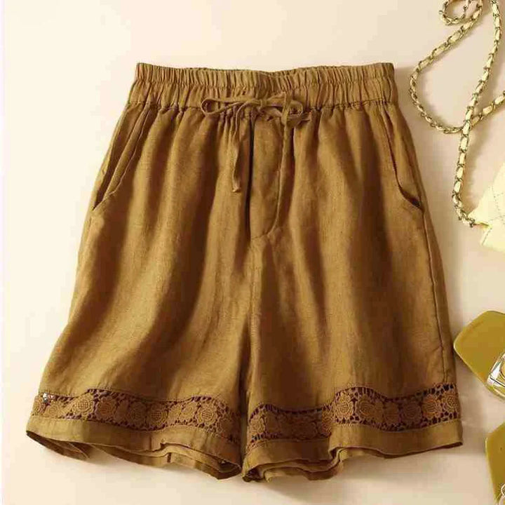 Short in lino leggero e comodo da donna