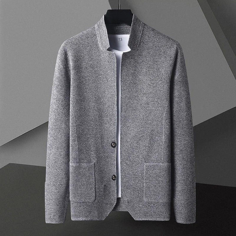 Giacca uomo casual moderna in maglia leggera e confortevole
