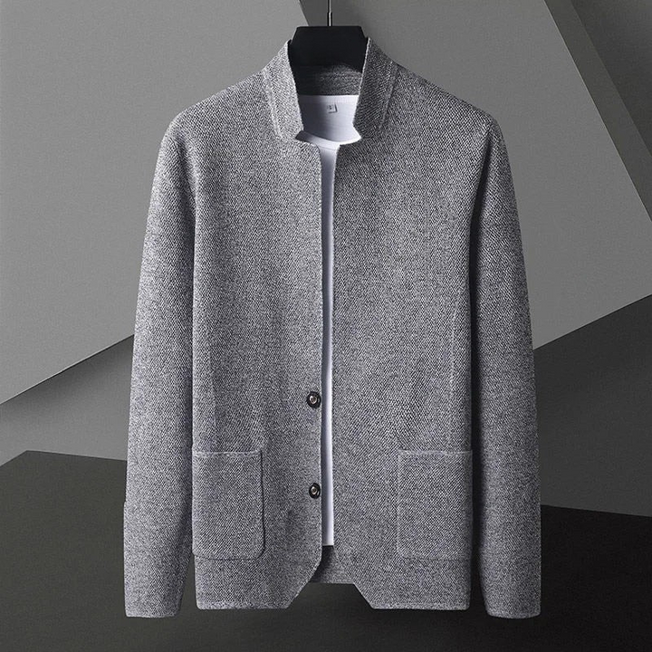 Giacca uomo casual moderna in maglia leggera e confortevole