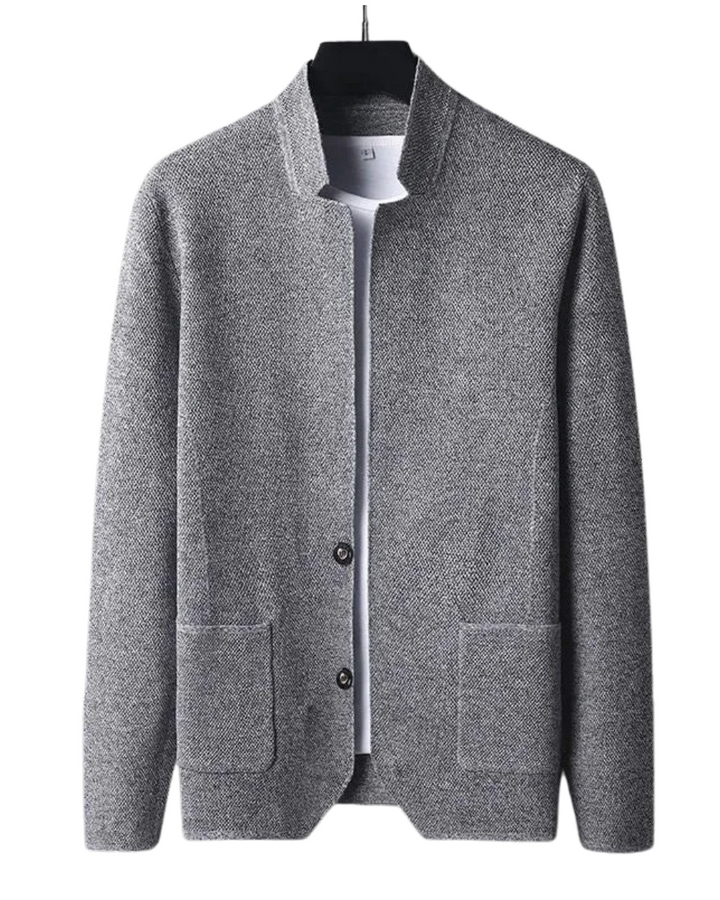 Giacca uomo casual moderna in maglia leggera e confortevole