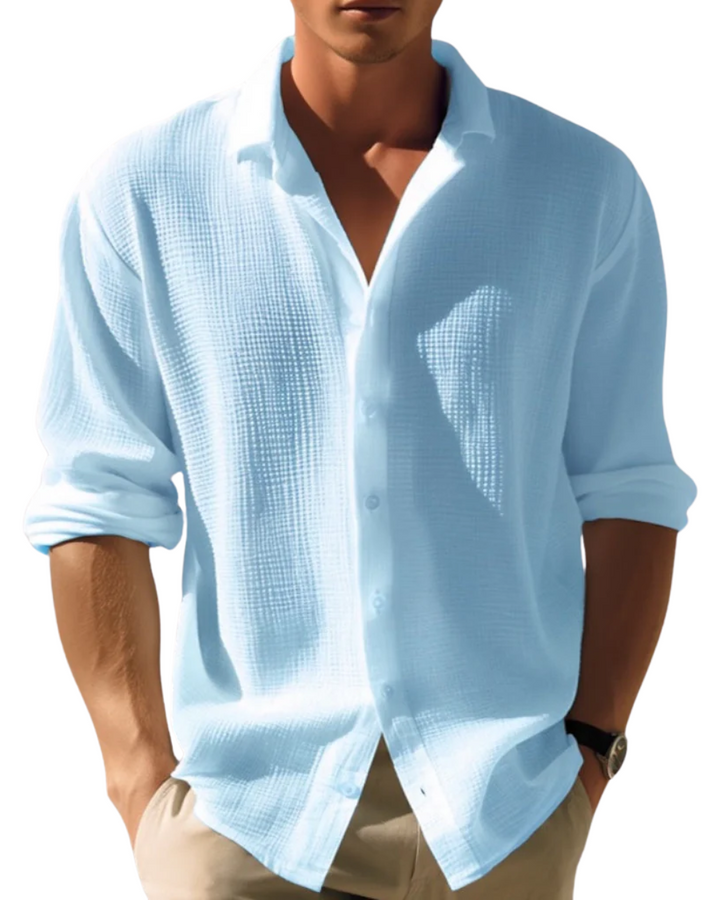 Camicia estiva leggera e traspirante per uomo