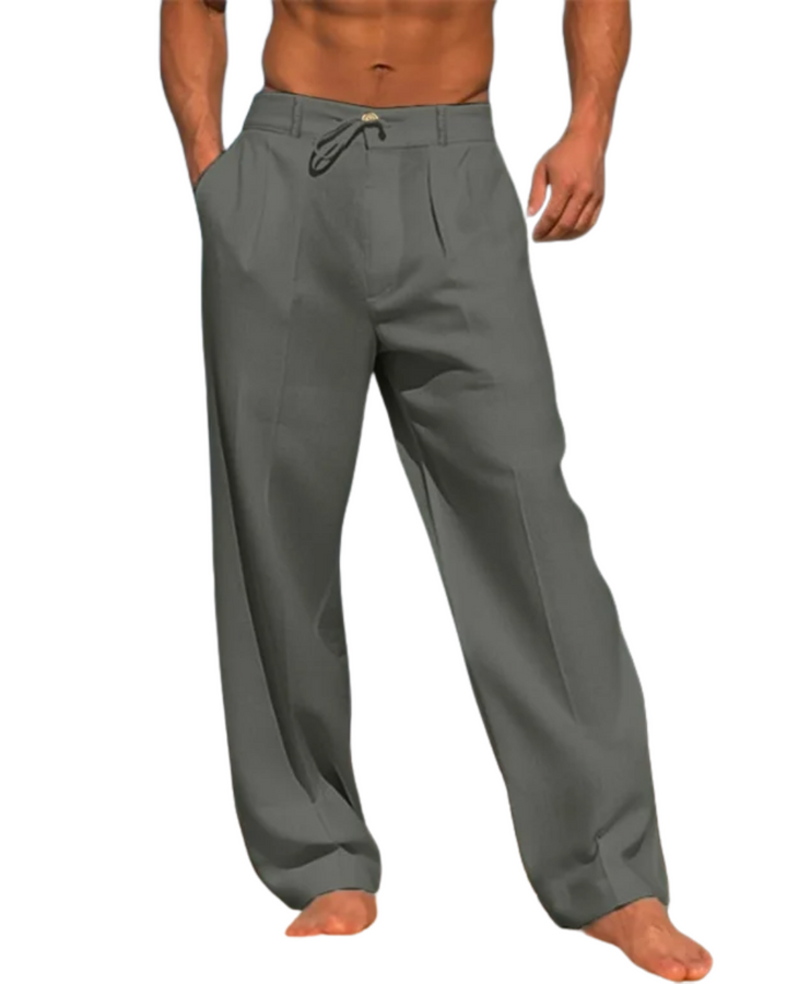 Pantaloni uomo eleganti in cotone comfort moderno