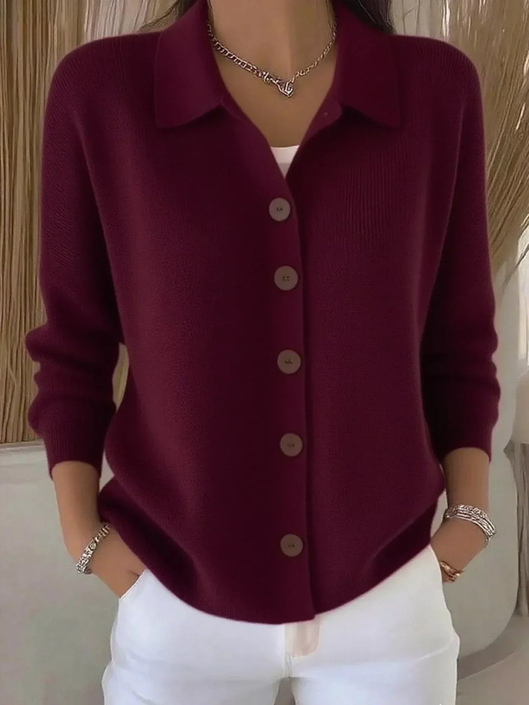 Blusa elegante in cotone morbido e traspirante per donna