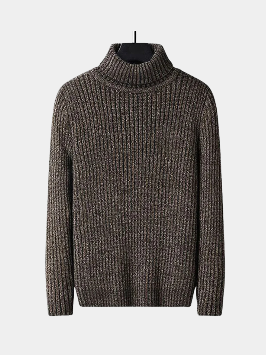 Maglione uomo dolcevita strutturato caldo e aderente