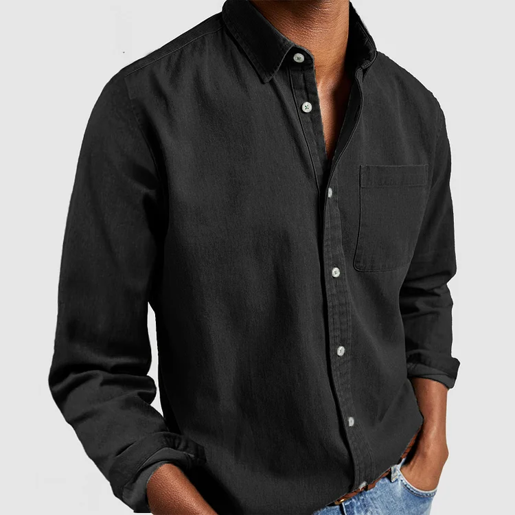 Camicia casual elegante traspirante e versatile per uomo
