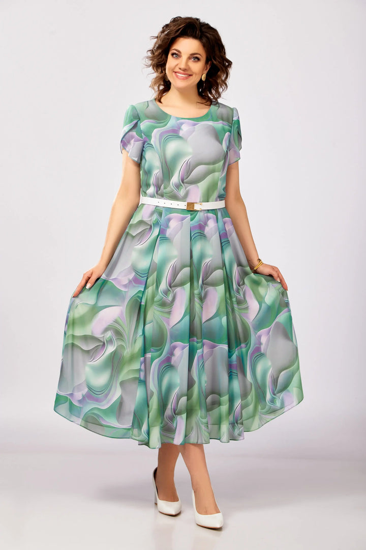 🥰【S-5XL】Nowa i elegancka, wysokiej jakości sukienka z szyfonu