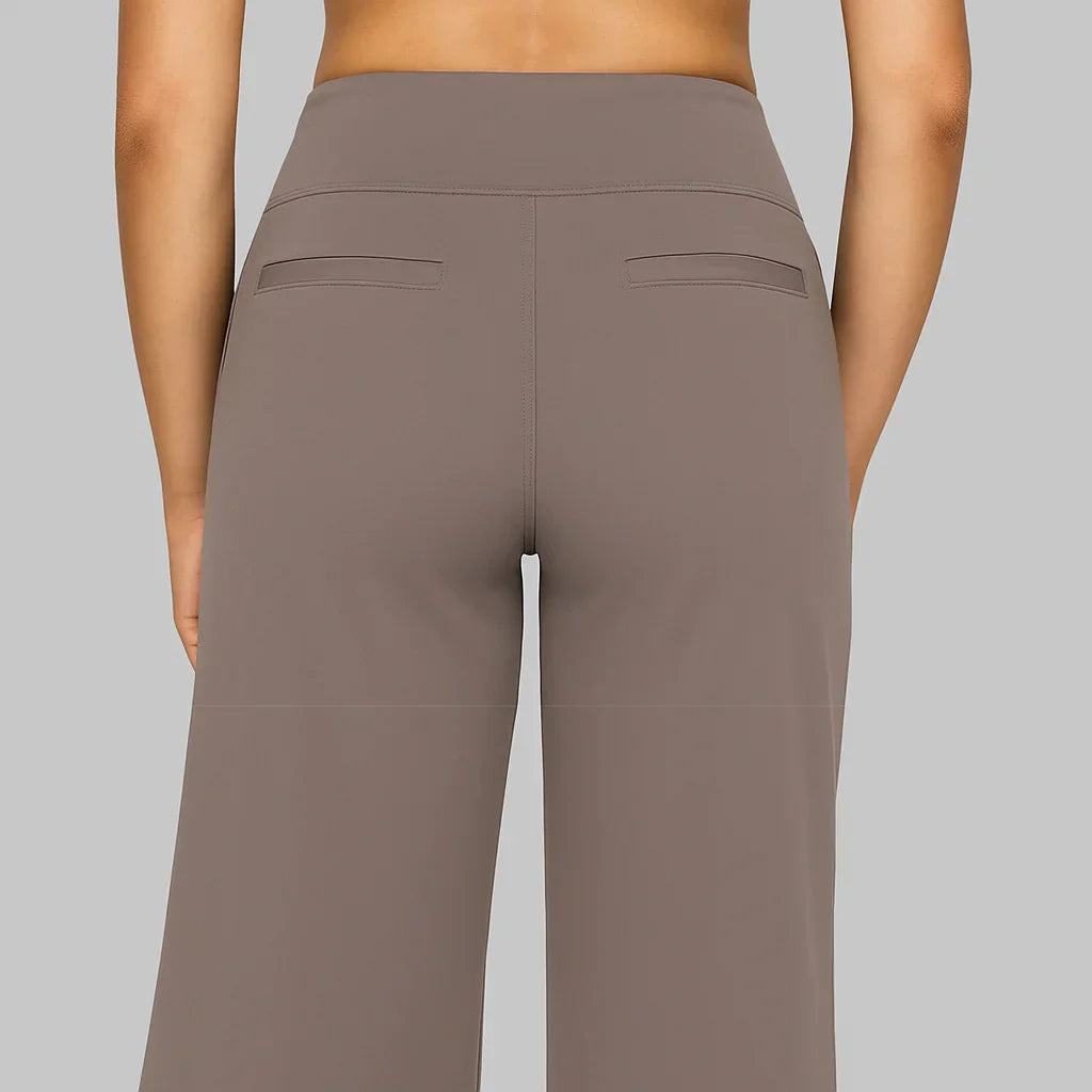 Pantaloni donna eleganti e comodi a vita alta stretch