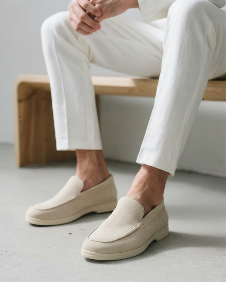 Mocassini in suede da uomo eleganti e comodi