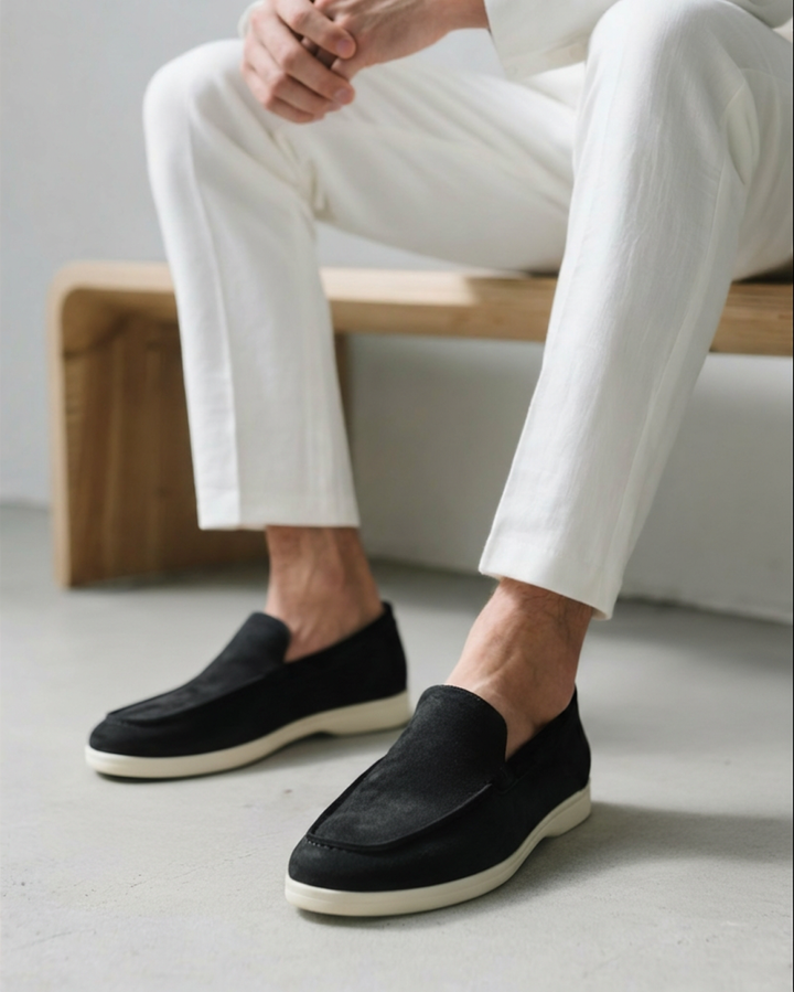 Mocassini in suede da uomo eleganti e comodi