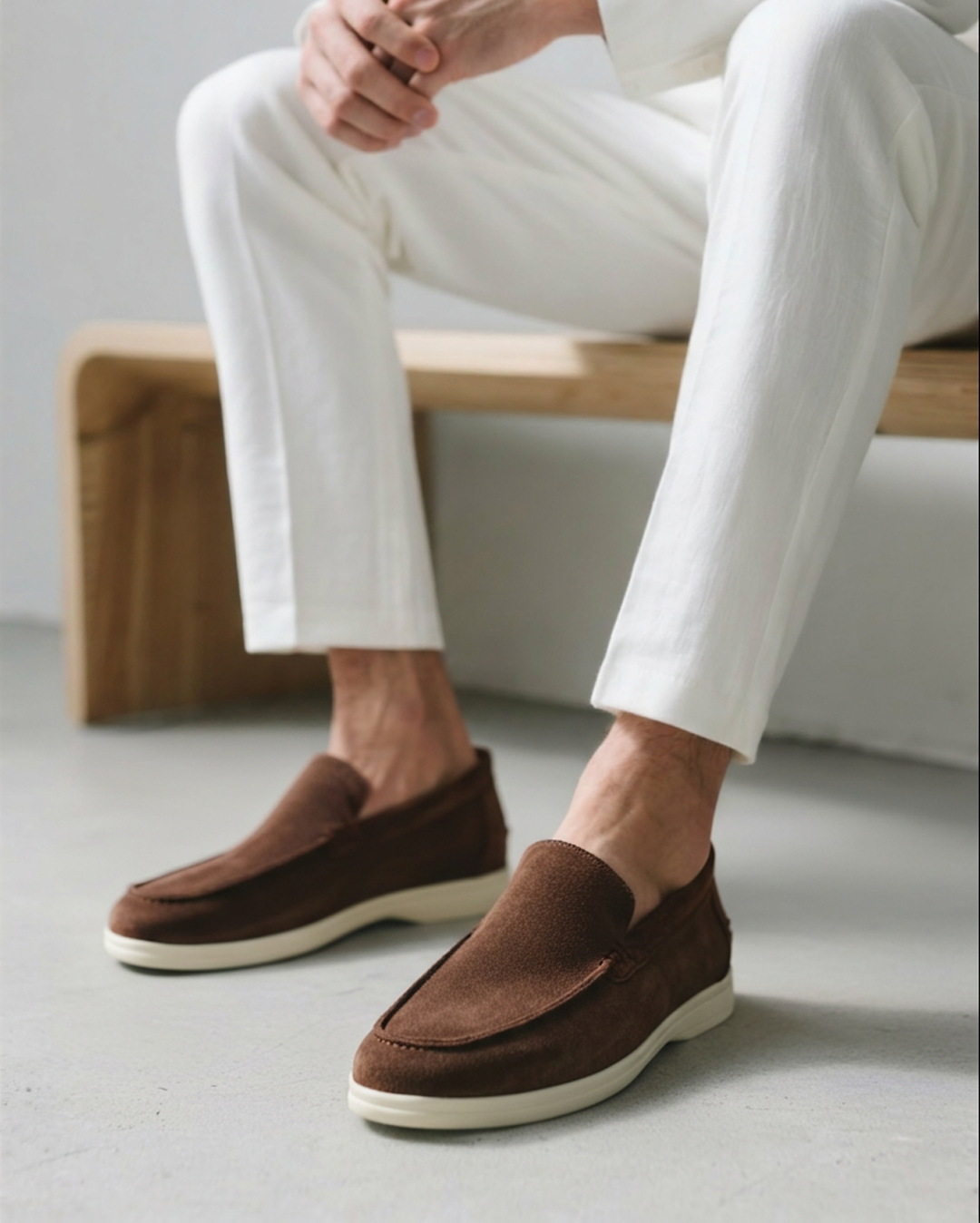 Mocassini in suede da uomo eleganti e comodi
