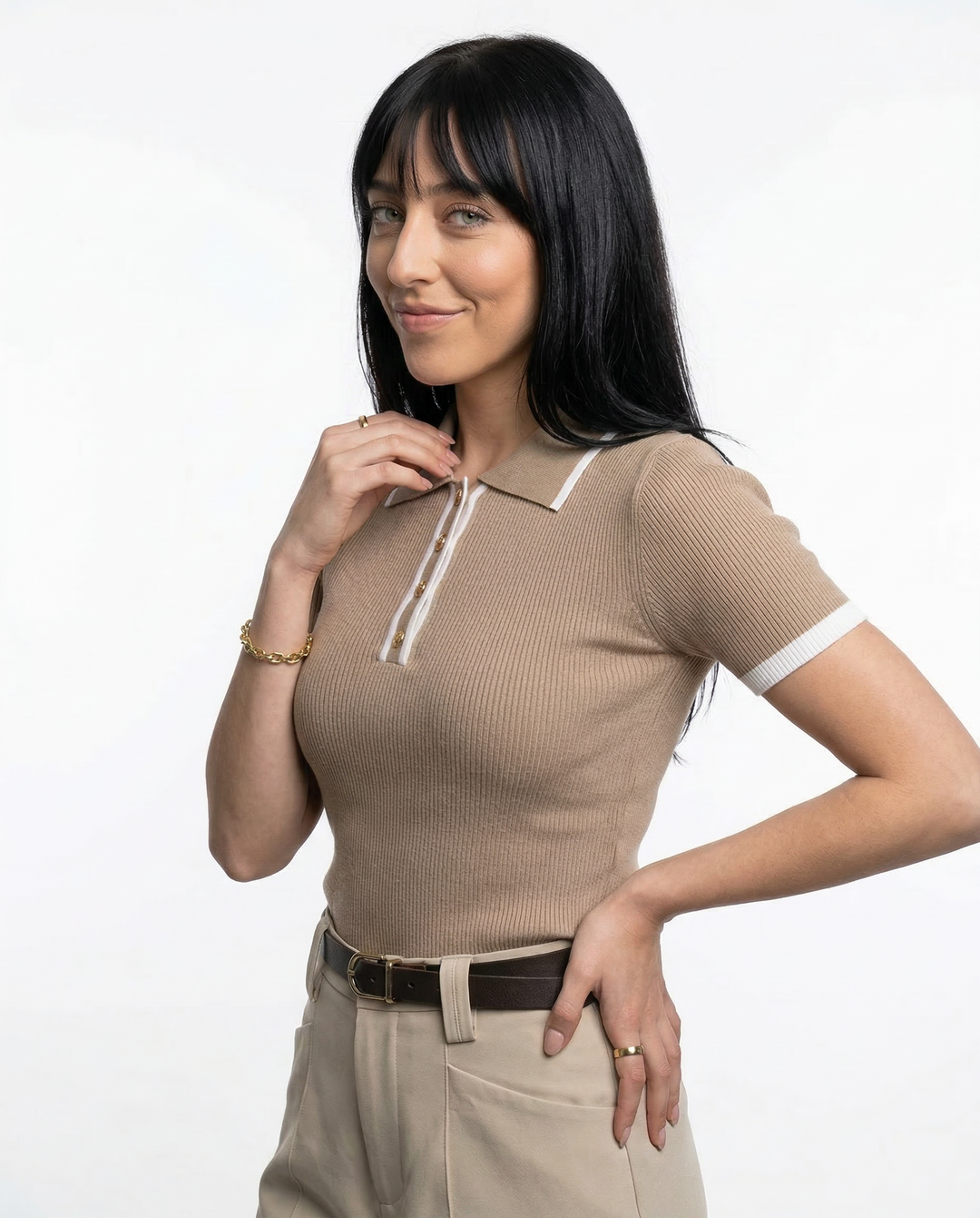 Polo donna elegante e aderente