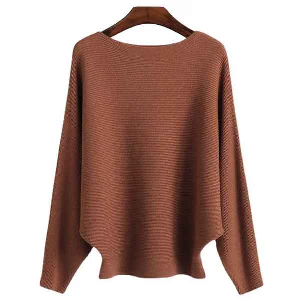Maglia tunica oversize in maglia morbida ed elegante per donna