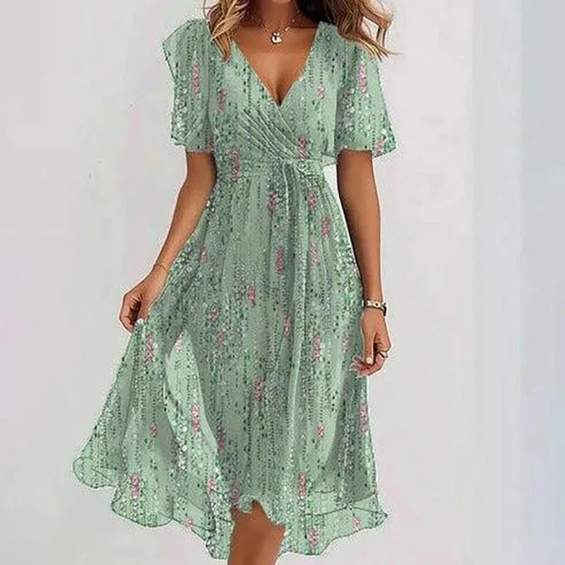 Abito da donna elegante colorato e raffinato