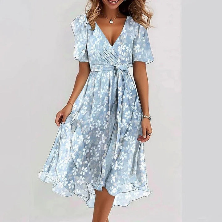 Abito da donna elegante colorato e raffinato