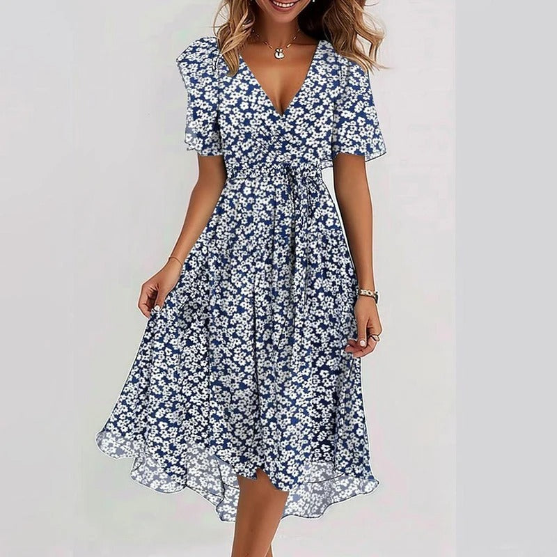 Abito da donna elegante colorato e raffinato