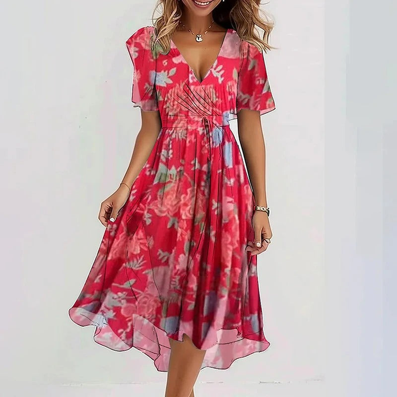 Abito da donna elegante colorato e raffinato