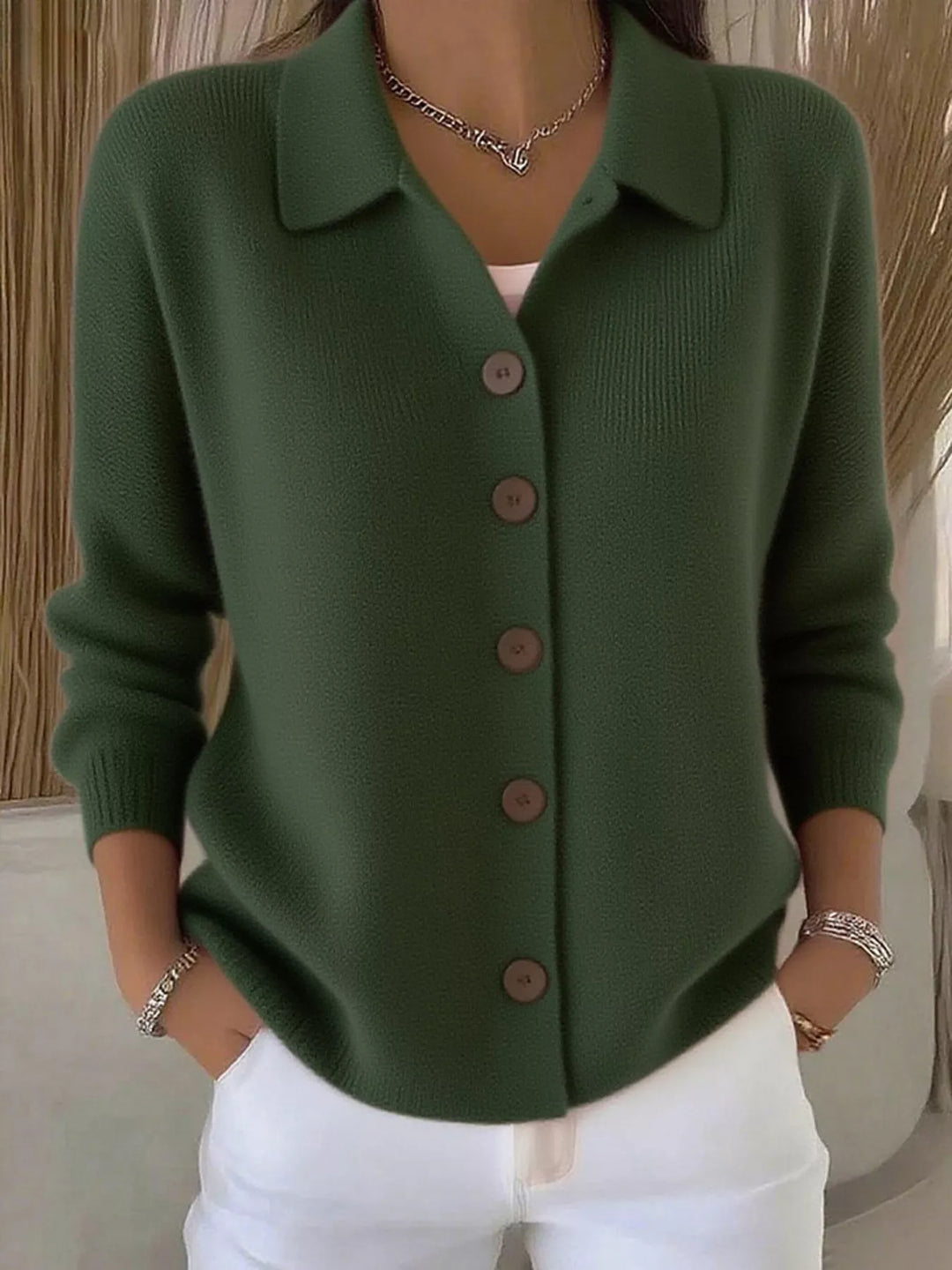 Blusa elegante in cotone morbido e traspirante per donna