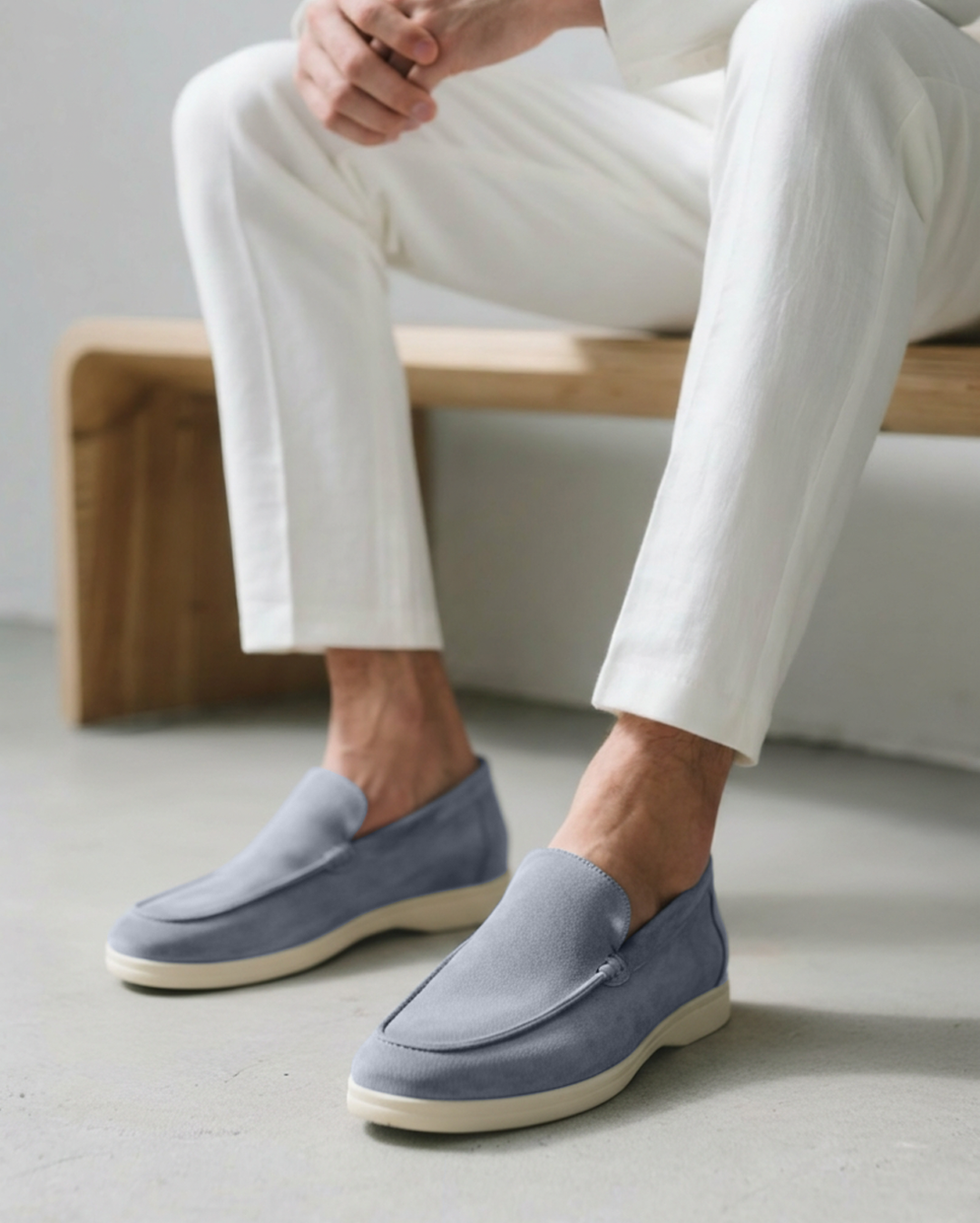 Mocassini in suede da uomo eleganti e comodi
