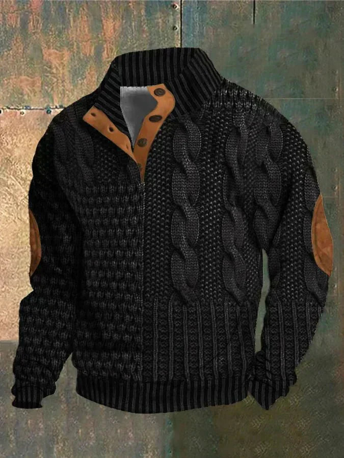 Pull vintage chaud et intemporel