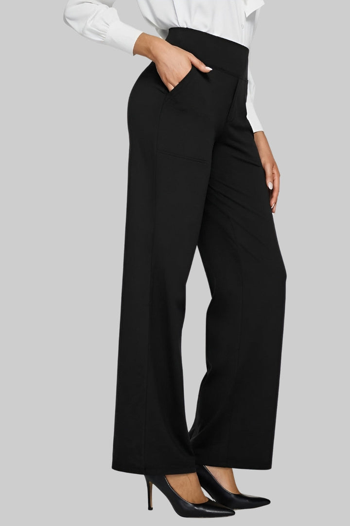 Pantaloni donna eleganti e comodi a vita alta stretch