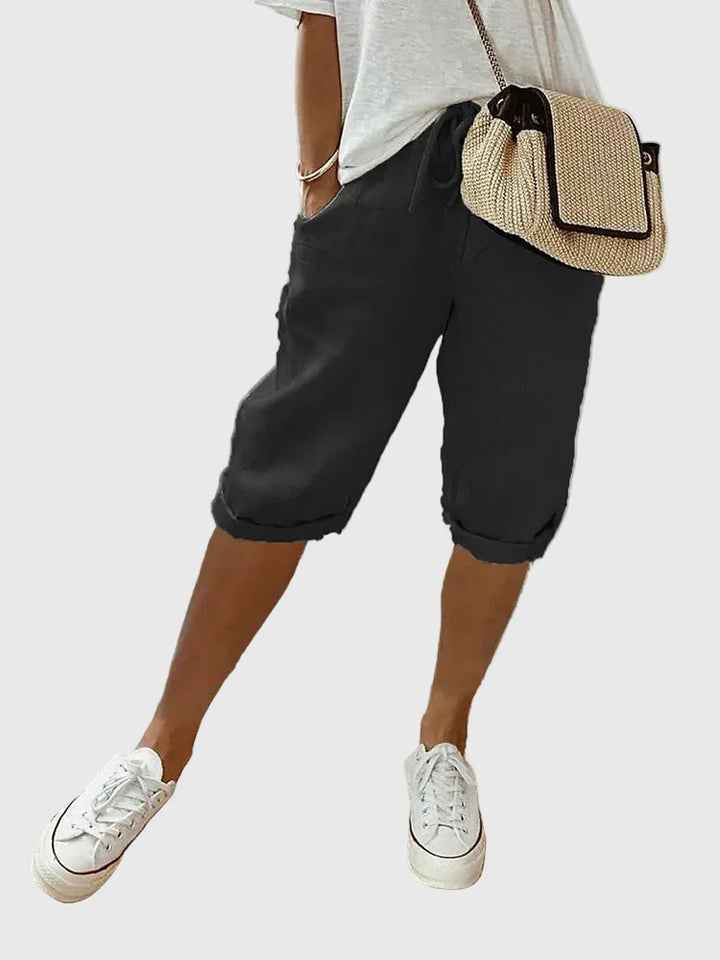 Short da donna comodo e traspirante con vita elastica