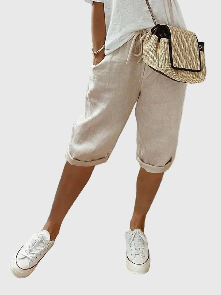 Short da donna comodo e traspirante con vita elastica