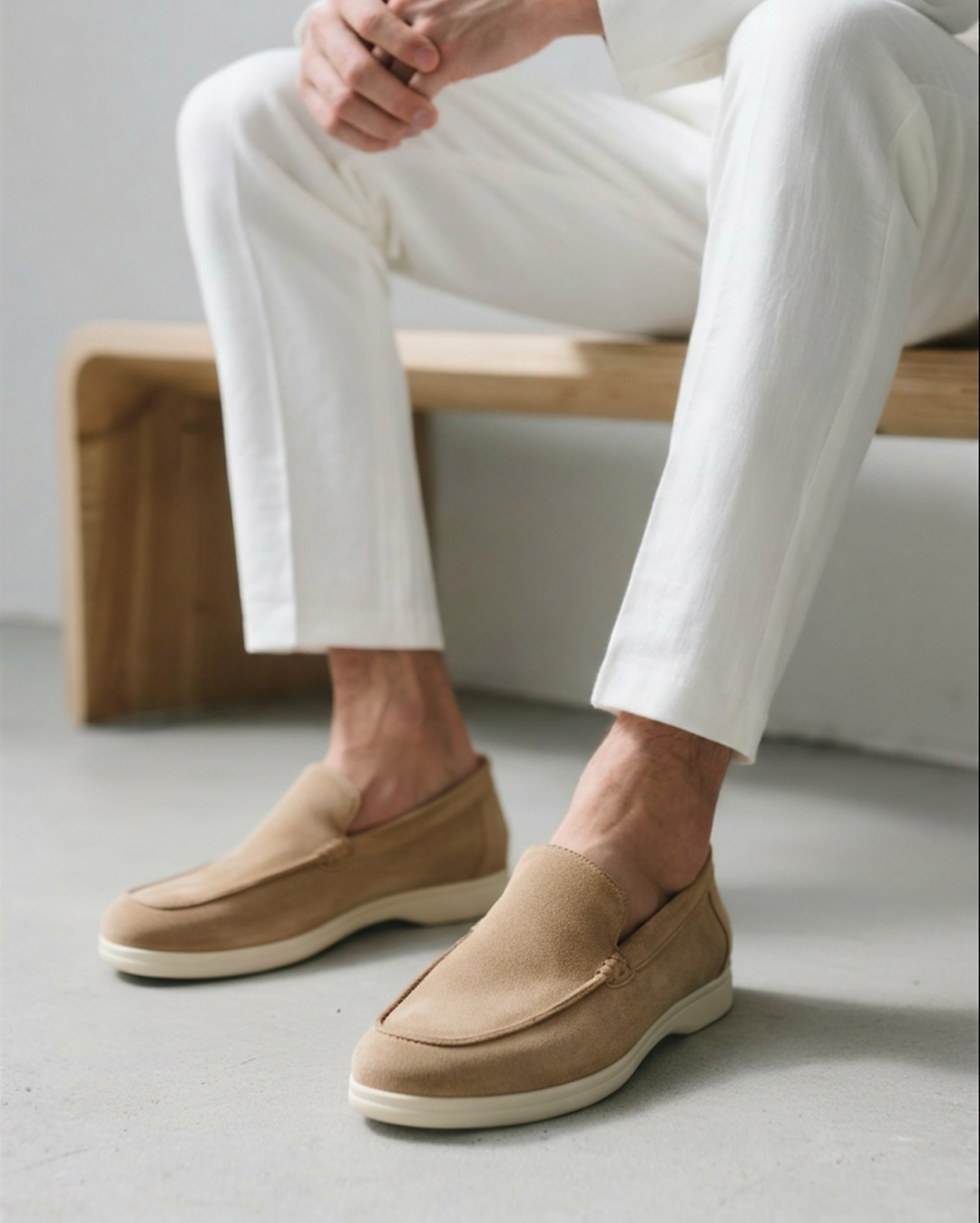 Mocassini in suede da uomo eleganti e comodi