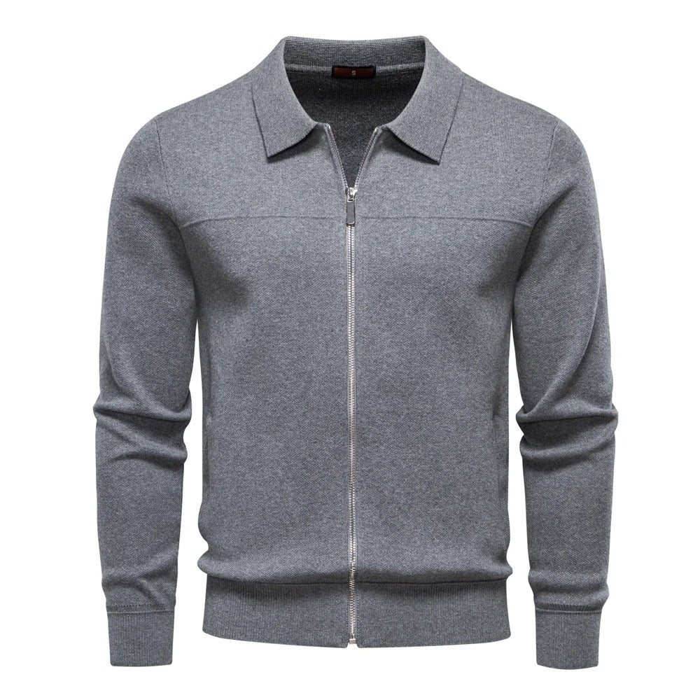 Giacca casual in cotone traspirante stile sportivo per uomo
