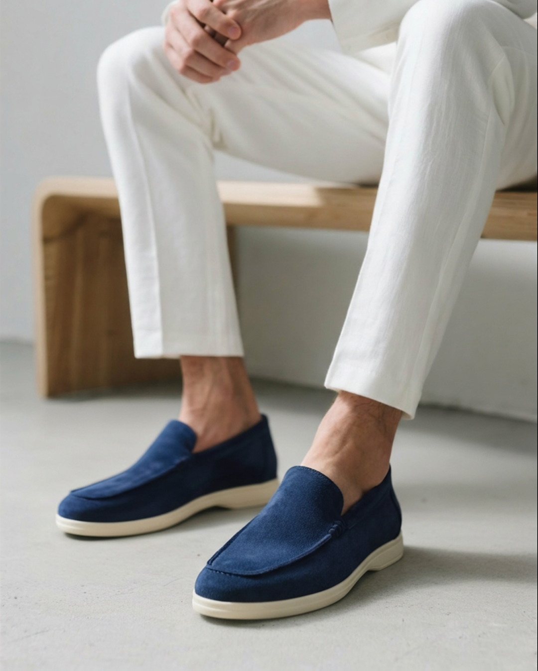 Mocassini in suede da uomo eleganti e comodi