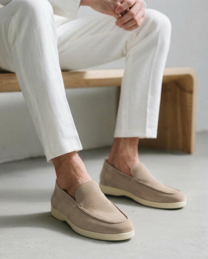 Mocassini in suede da uomo eleganti e comodi