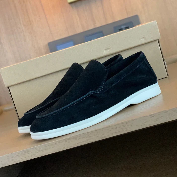 Mocassini uomo in suede eleganti comfort ammortizzato
