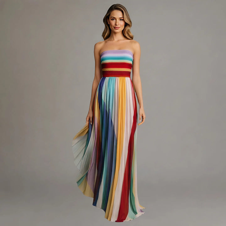Abito lungo casual elegante da donna fluido e confortevole