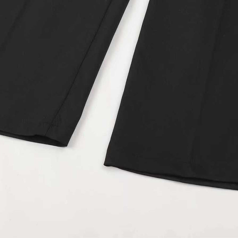 Pantaloni donna eleganti a vita alta dal taglio dritto